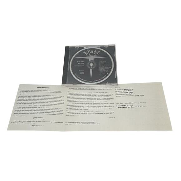 Arthur Prysock - This Is My Beloved CD 1992 PolyGram Records Verve Jazz Vocals - Picture 12 of 14